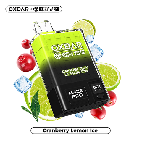 OXBAR MAZE PRO 10K DISPOSABLE - CRANBERRY LEMON ICE