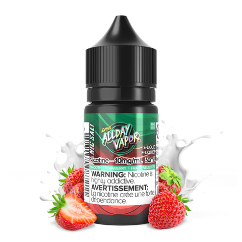 ALLDAY VAPOR - AMPED SERIES - E-LIQUID - NIC SALT - 30 ML - SMOOTH STRAWBERRY