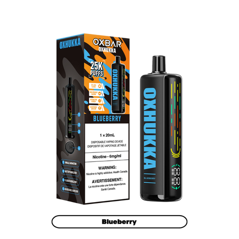 OXBAR OXHUKKA - DISPOSABLE - 25K - BLUEBERRY