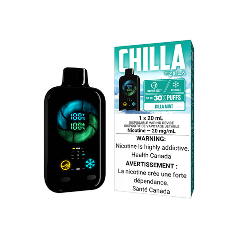 CHILLA BY ZILLA - DISPOSABLE - KILLA MINT