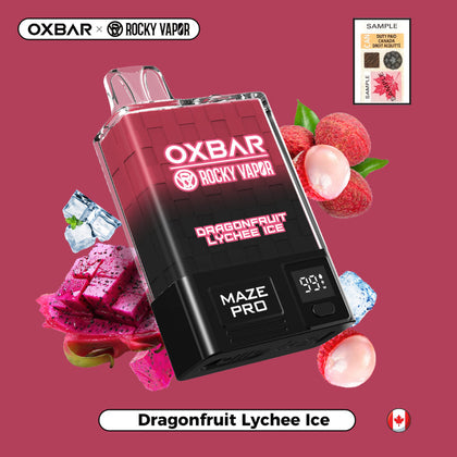 OXBAR MAZE PRO 10K DISPOSABLE - DRAGONFRUIT LYCHEE ICE