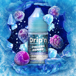 DRIP'N BY ENVI - E-LIQUID - NIC SALT - 30 ML - BLUE RAZZ ICE BLAST