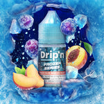 DRIP'N BY ENVI - E-LIQUID - NIC SALT - 30 ML - PEACH BLUE RAZZ ICE BLAST