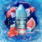 DRIP'N BY ENVI - E-LIQUID - NIC SALT - 30 ML - WATERMELON CG ICE BLAST