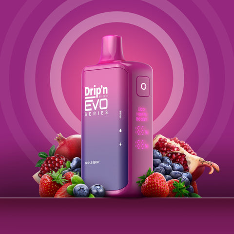 DRIP'N BY ENVI EVO 28K SERIES - DISPOSABLE - TRIPLE BERRY