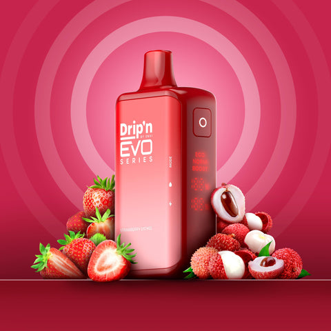 DRIP'N BY ENVI EVO 28K SERIES - DISPOSABLE - STRAWBERRY LYCHEE