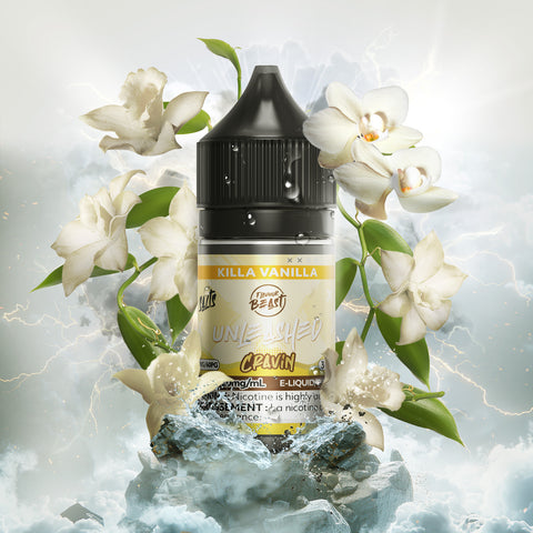 FLAVOUR BEAST UNLEASHED - E-LIQUID - NIC SALT - 30 ML - CRAVIN KILLA VANILLA