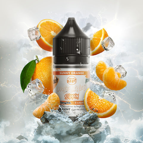 FLAVOUR BEAST UNLEASHED - E-LIQUID - NIC SALT - 30 ML - SIPPIN SUNNY ORANGE