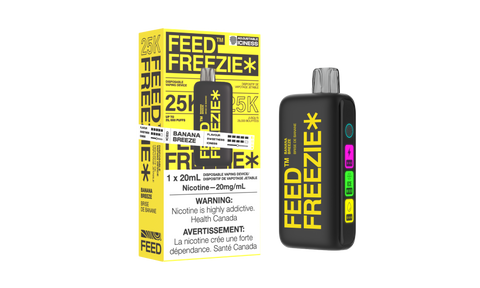 FEED FREEZIE - DISPOSABLE - 25K - BANANA BREEZE