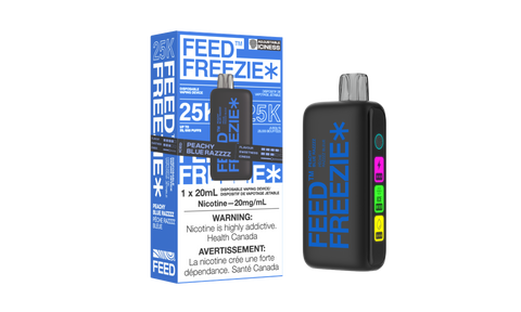 FEED FREEZIE - DISPOSABLE - 25K - PEACHY BLUE RAZZ