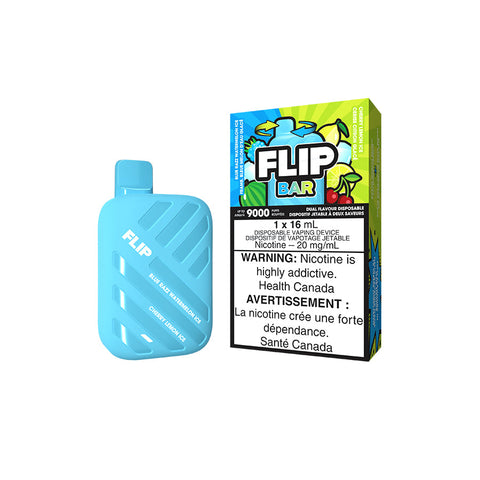 FLIP BAR DISPOSABLE - BLUE RAZZ WATERMELON ICE AND CHERRY LEMON ICE