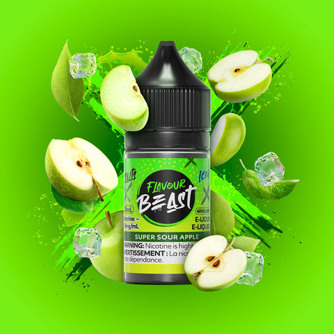 FLAVOUR BEAST - E-LIQUID - NIC SALT - 30 ML - SUPER SOUR APPLE