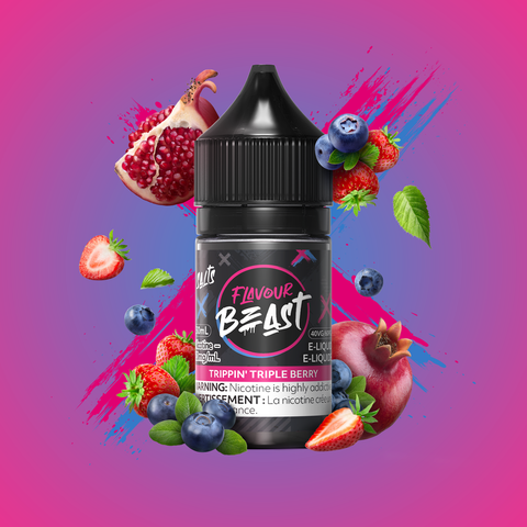 FLAVOUR BEAST - E-LIQUID - NIC SALT - 30 ML - TRIPPLIN' TRIPLE BERRY