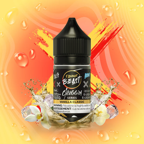 FLAVOUR BEAST CHUGGIN - E-LIQUID - NIC SALT - 30 ML - CHUGGIN VANILLA CLASSIC ICED