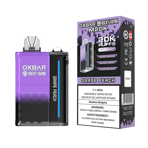 OXBAR - DISPOSABLE - M20K - GRAPE PEACH