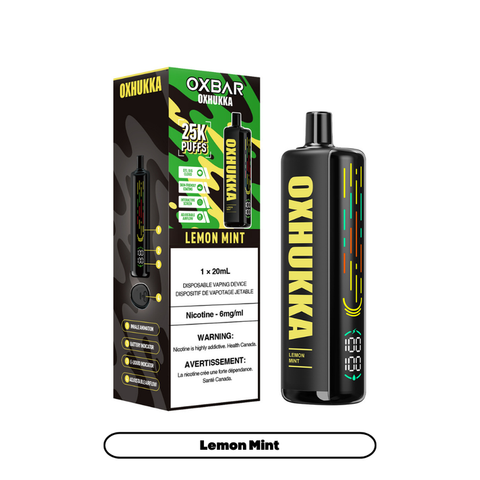 OXBAR OXHUKKA - DISPOSABLE - 25K - LEMON MINT