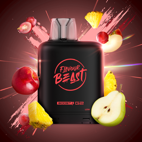 LEVEL X - FLAVOUR BEAST - BOOST G2 - FAMOUS FRUIT KO ICED