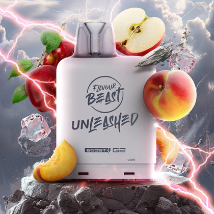 LEVEL X - FLAVOUR BEAST UNLEASHED - G2 BOOST POD - EPIC APPLE PEACH