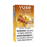 VUSE - DISPOSABLE - GO EDITION 5000 - GOLDEN TOBACCO ICE