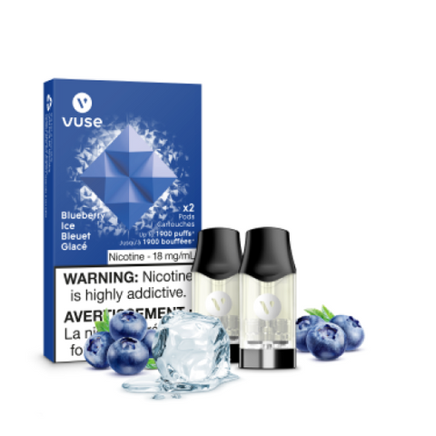 VUSE - CLOSED PODS - (2 PACK) - BLUEBERRY ICE