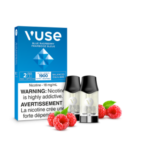 VUSE - CLOSED PODS - (2 PACK) - BLUE RASPBERRY