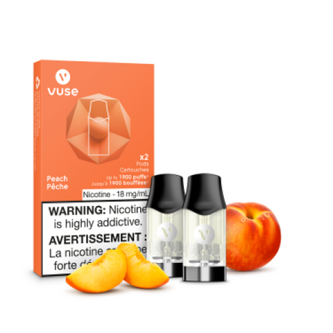 VUSE - CLOSED PODS - (2 PACK) - PEACH