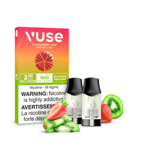 VUSE - CLOSED PODS - (2 PACK) - STRAWBERRY KIWI