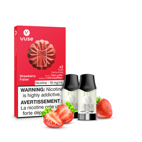 VUSE - CLOSED PODS - (2 PACK) - STRAWBERRY