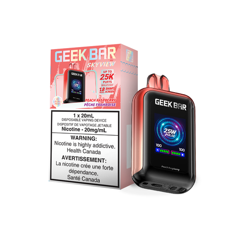 GEEK BAR SKYVIEW - DISPOSABLE - 25K - PEACH RASPBERRY