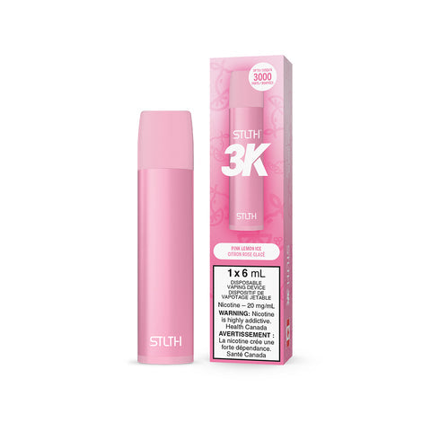 STLTH 3K DISPOSABLE- PINK LEMON ICE