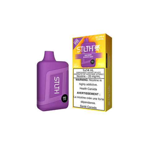 STLTH BOX 8K PRO DISPOSABLE - QUAD BERRY