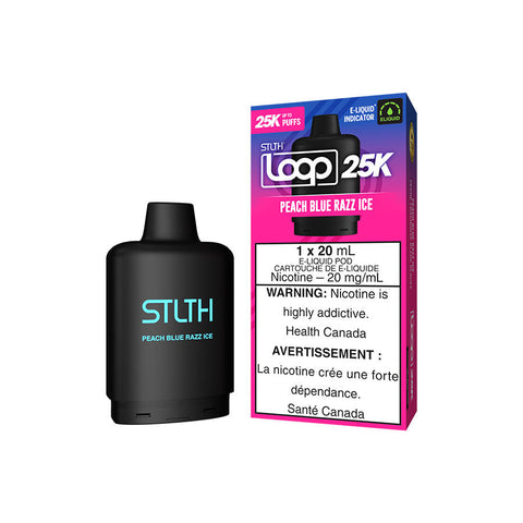 STLTH - LOOP - 25K - POD - PEACH BLUE RAZZ ICE