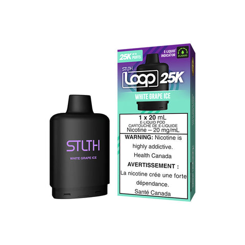 STLTH - LOOP - 25K - POD - WHITE GRAPE ICE