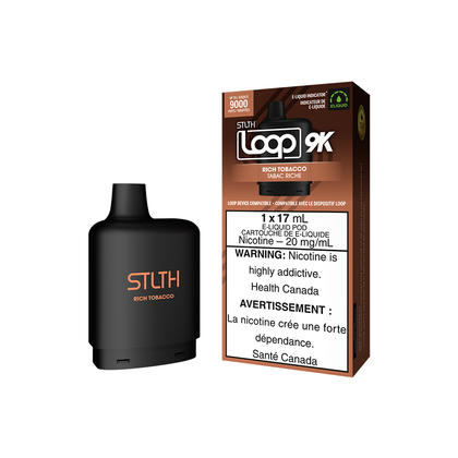 STLTH - LOOP - 9K - POD - RICH TOBACCO