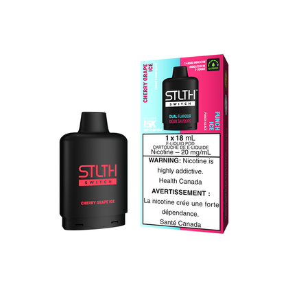 STLTH - SWITCH - 15K - POD - CHERRY GRAPE ICE AND PUNCH ICE
