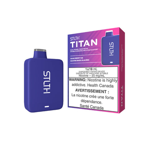 STLTH TITAN DISPOSABLE - QUAD BERRY ICE