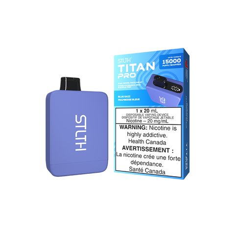 STLTH TITAN PRO DISPOSABLE - BLUE RAZZ