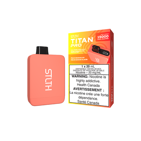 STLTH TITAN PRO DISPOSABLE - PEACH BANANA ICE