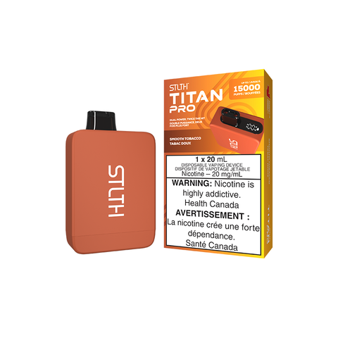 STLTH TITAN PRO DISPOSABLE - SMOOTH TOBACCO