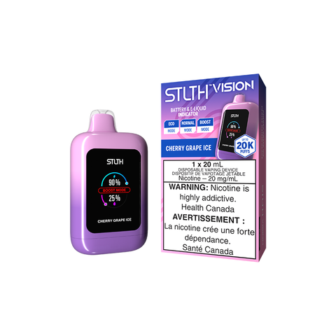 STLTH VISION DISPOSABLE - 20K - CHERRY GRAPE ICE