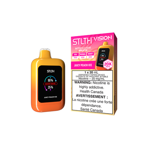 STLTH VISION DISPOSABLE - 20K - JUICY PEACH ICE