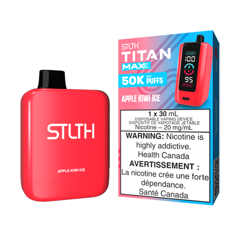 STLTH TITAN MAX - DISPOSABLE - APPLE KIWI ICE