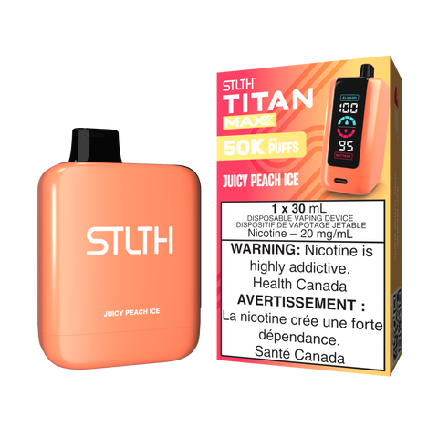 STLTH TITAN MAX - DISPOSABLE - JUICY PEACH ICE