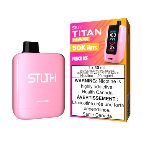 STLTH TITAN MAX - DISPOSABLE - PUNCH ICE