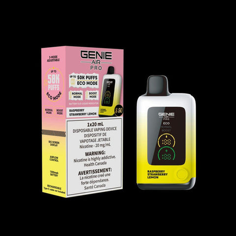 GENIE - DISPOSABLE - AIR PRO 50K - RASPBERRY STRAWBERRY LEMON