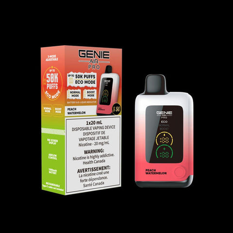 GENIE - DISPOSABLE - AIR PRO 50K - PEACH WATERMELON