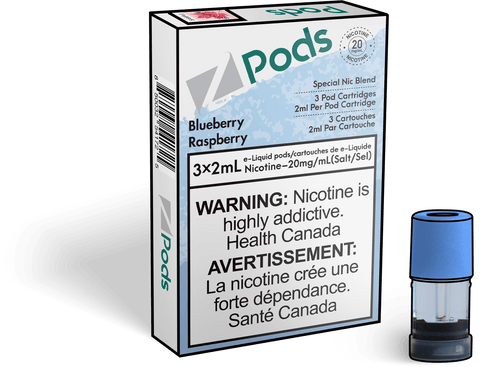 Z PODS - CLOSED PODS - BLUE RASPBERRY