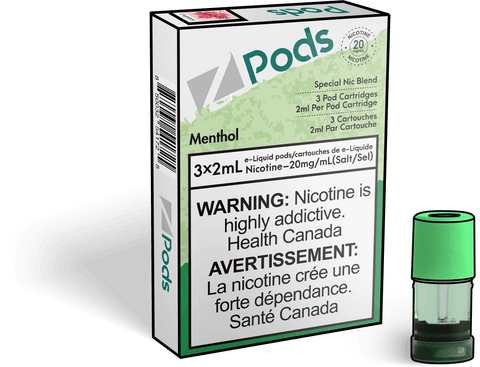 Z PODS - CLOSED PODS - MENTHOL