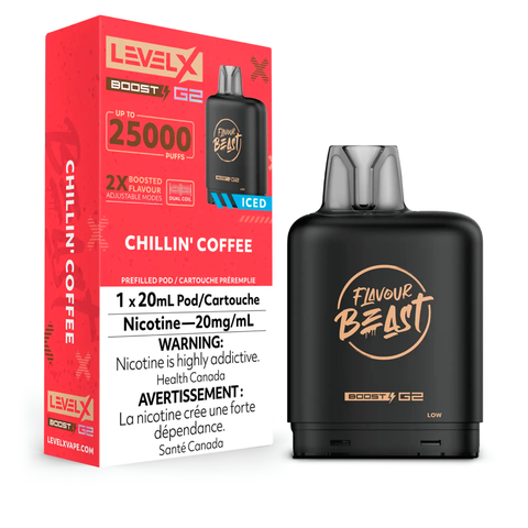 LEVEL X - FLAVOUR BEAST - BOOST G2 - CHILLIN' COFFEE ICED