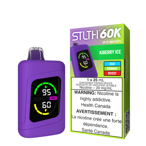 STLTH 60K - DISPOSABLE - KIBERRY ICE